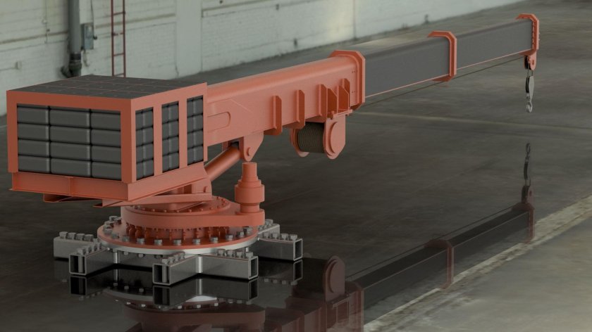 СПУ 550 кран судовой