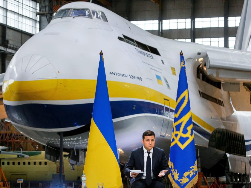 Самолет мрия и зеленский