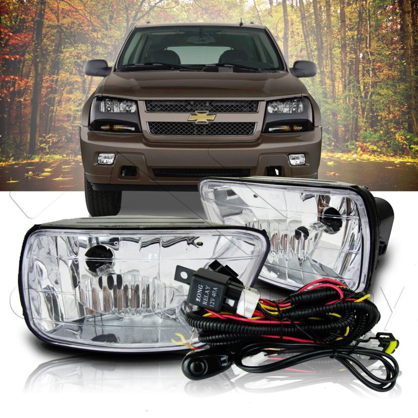 Chevrolet trailblazer 2008 диодные ПТФ