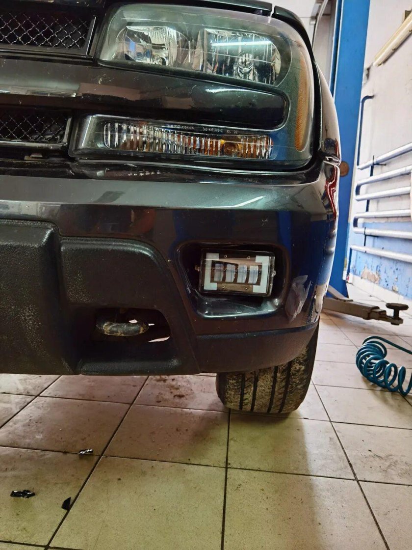 Chevrolet trailblazer 2008 диодные ПТФ