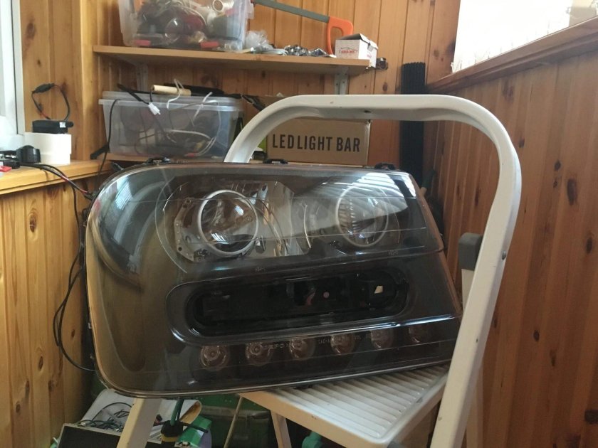 4 Линзы в фары Трейлблейзер