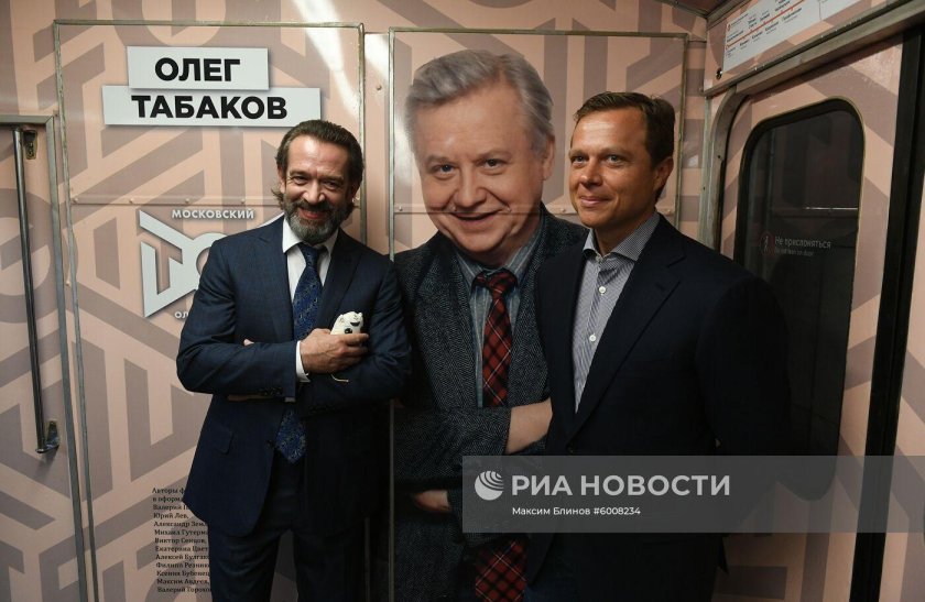 Поезд Олега Табакова метро