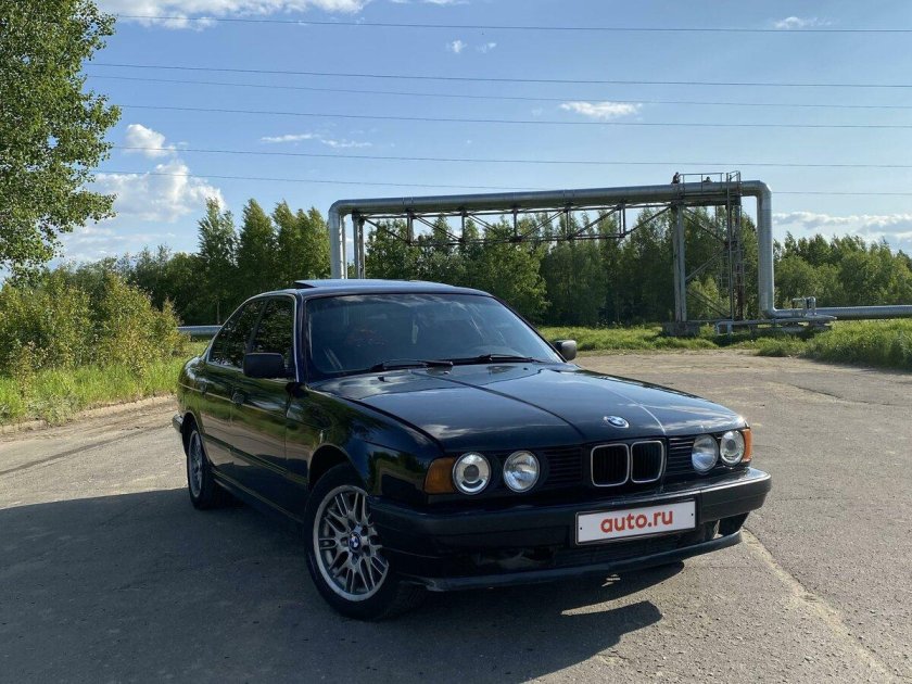 Bmw 525i e34 черная