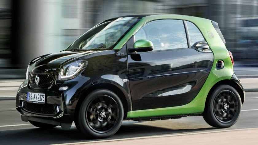 Smart Fortwo электромобиль