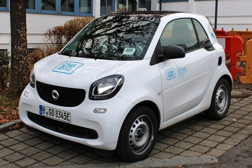 Smart Fortwo электромобиль