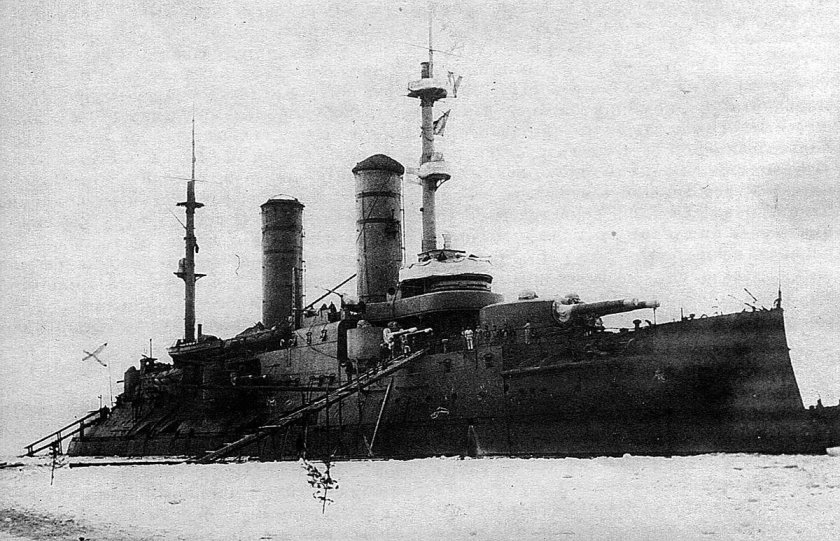Броненосец Цесаревич 1917