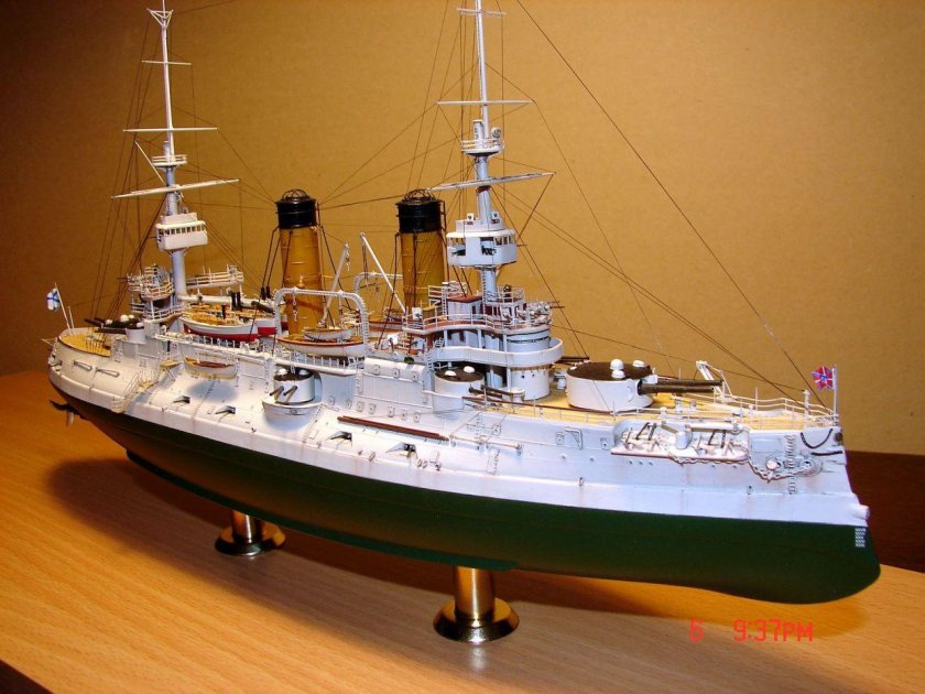 Цесаревич броненосец Трумпетер 1904