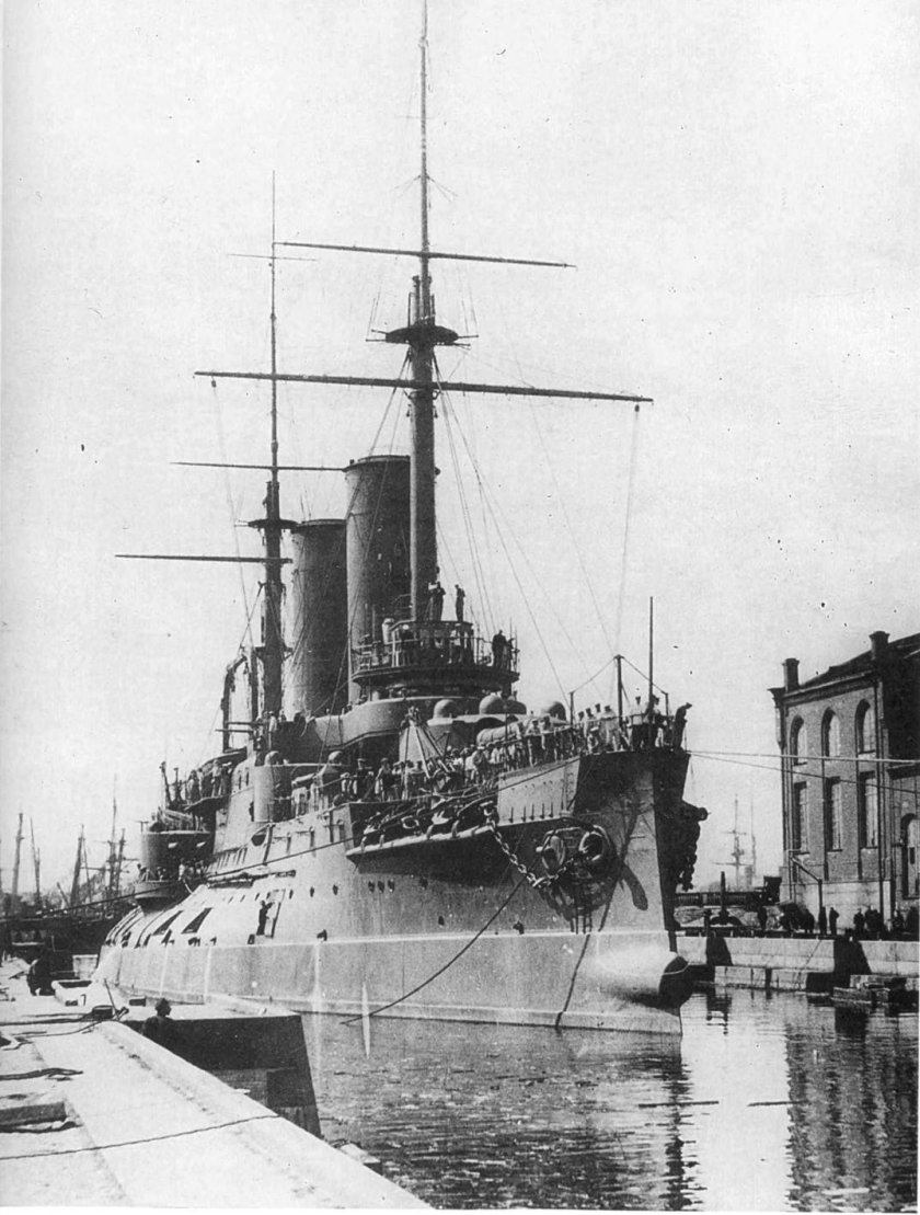 Броненосец Цесаревич 1917