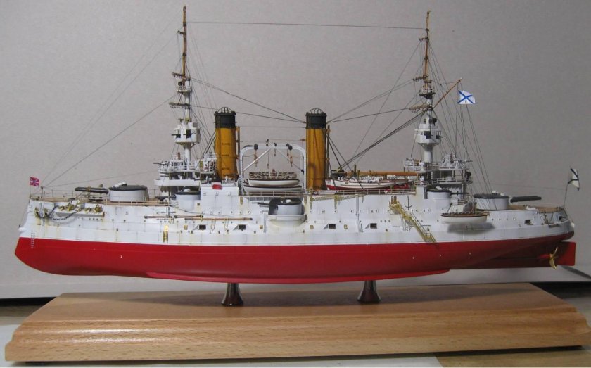 Цесаревич броненосец 1:350 Trumpeter