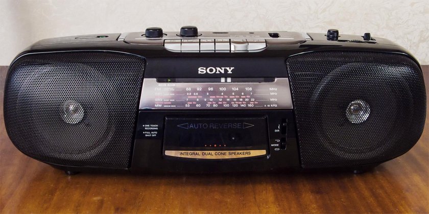 Магнитофон сони 2 кассетный