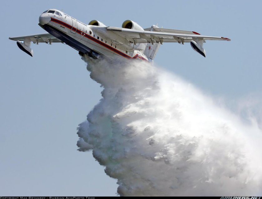 Самолет для тушения пожаров бе-200