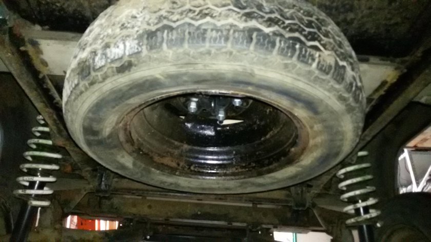 Запасное колесо под днище Дукато 250