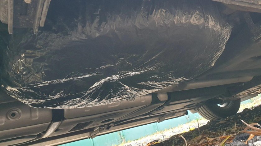 GLK 220 защита запаски днища