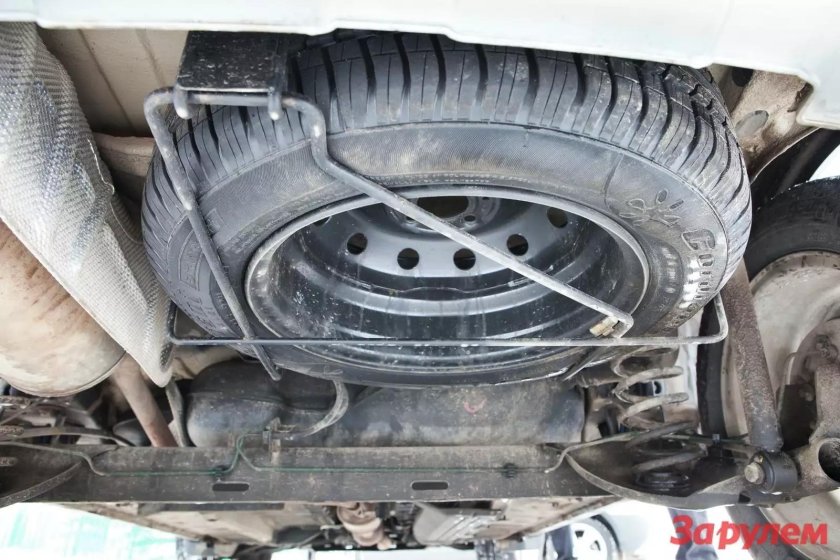 Renault Sandero запасное колесо