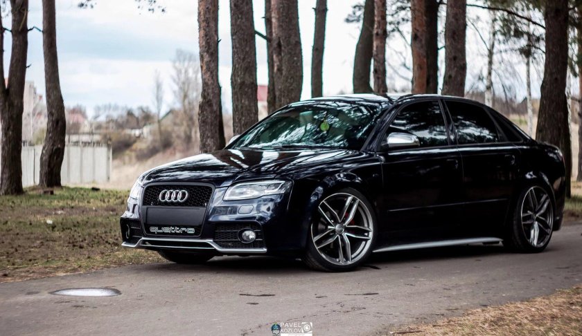 Audi a4 b7 черные диски