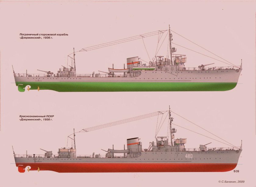 Дзержинский пограничный сторожевой корабль