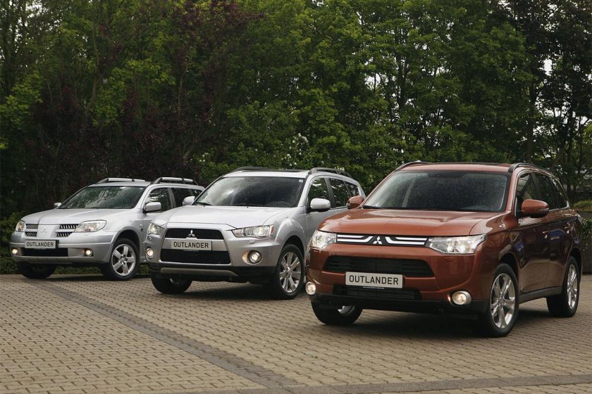 Митсубиси Аутлендер поколения