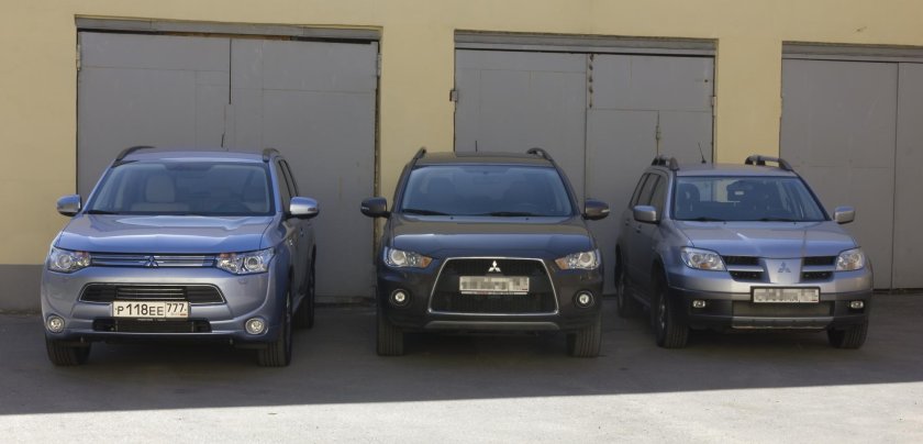 Митсубиси Аутлендер 2 поколения