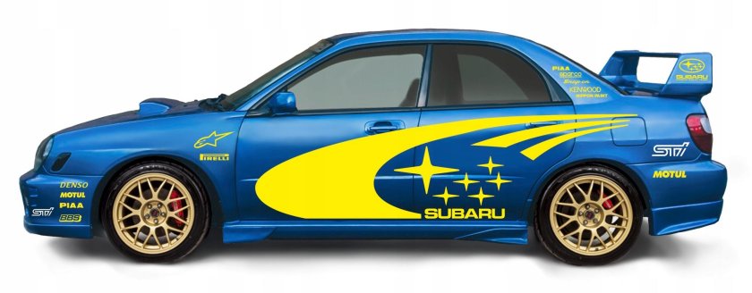 Subaru Impreza WRX STI С наклейками