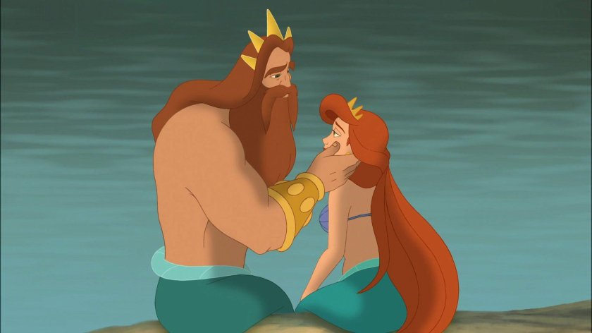 Тритон папа Ариэль