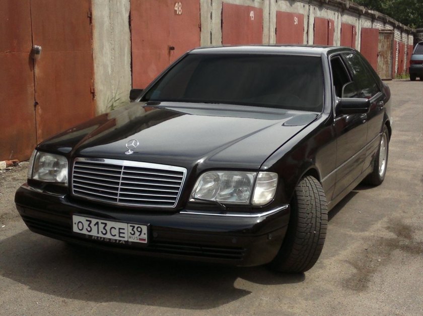 Mercedes 600 w140 бандиты