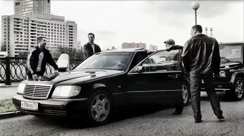 Mercedes 600 w140 бандиты