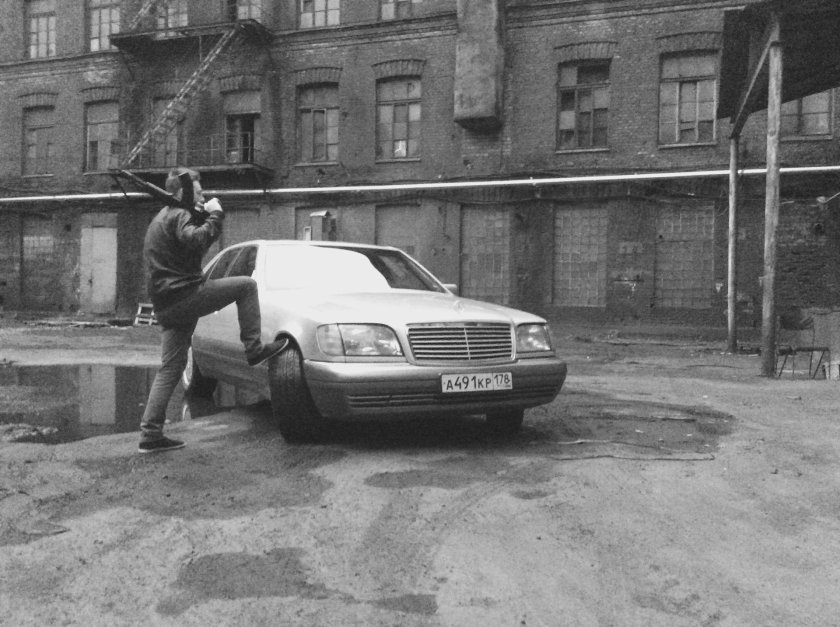 Мерседес w124 Бандитский