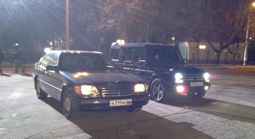 Mercedes 600 w140 бандиты