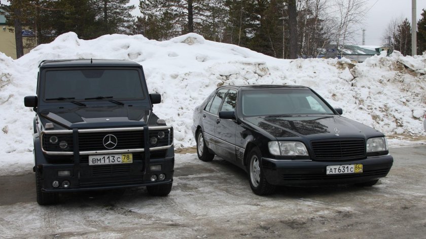 Мерседес w140 и Гелик