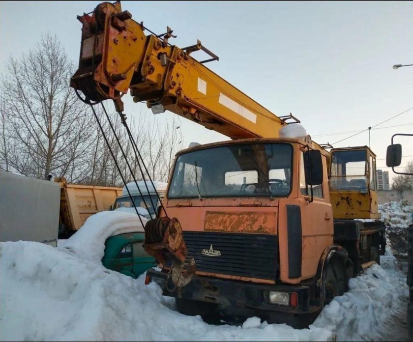 Маз автокран ивановец 14т
