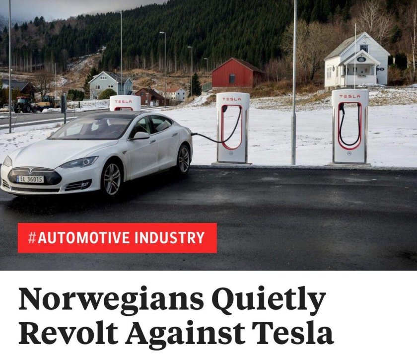 Тесла в Норвегии