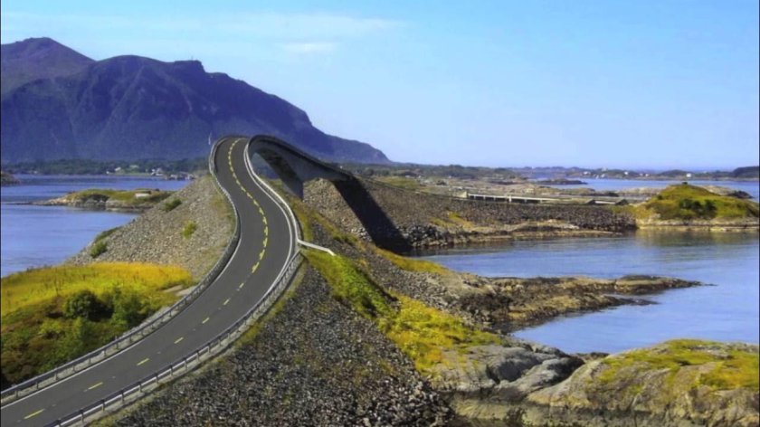 Мост Атлантик роуд Норвегия