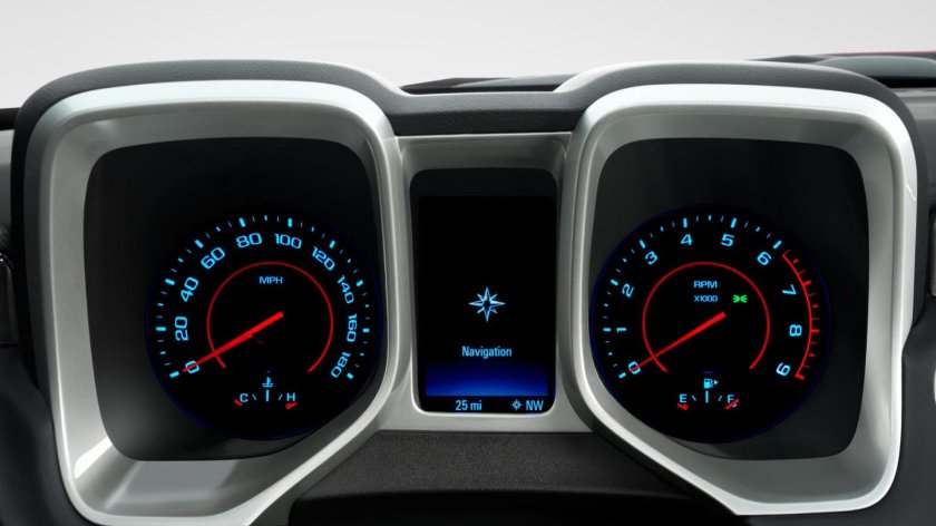 Chevrolet Camaro приборная панель
