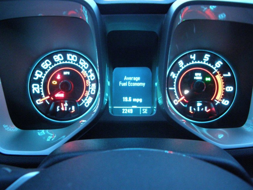 Chevrolet Camaro приборная панель