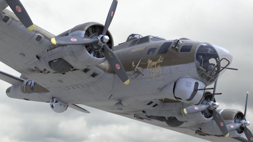 Самолет б-17 летающая крепость