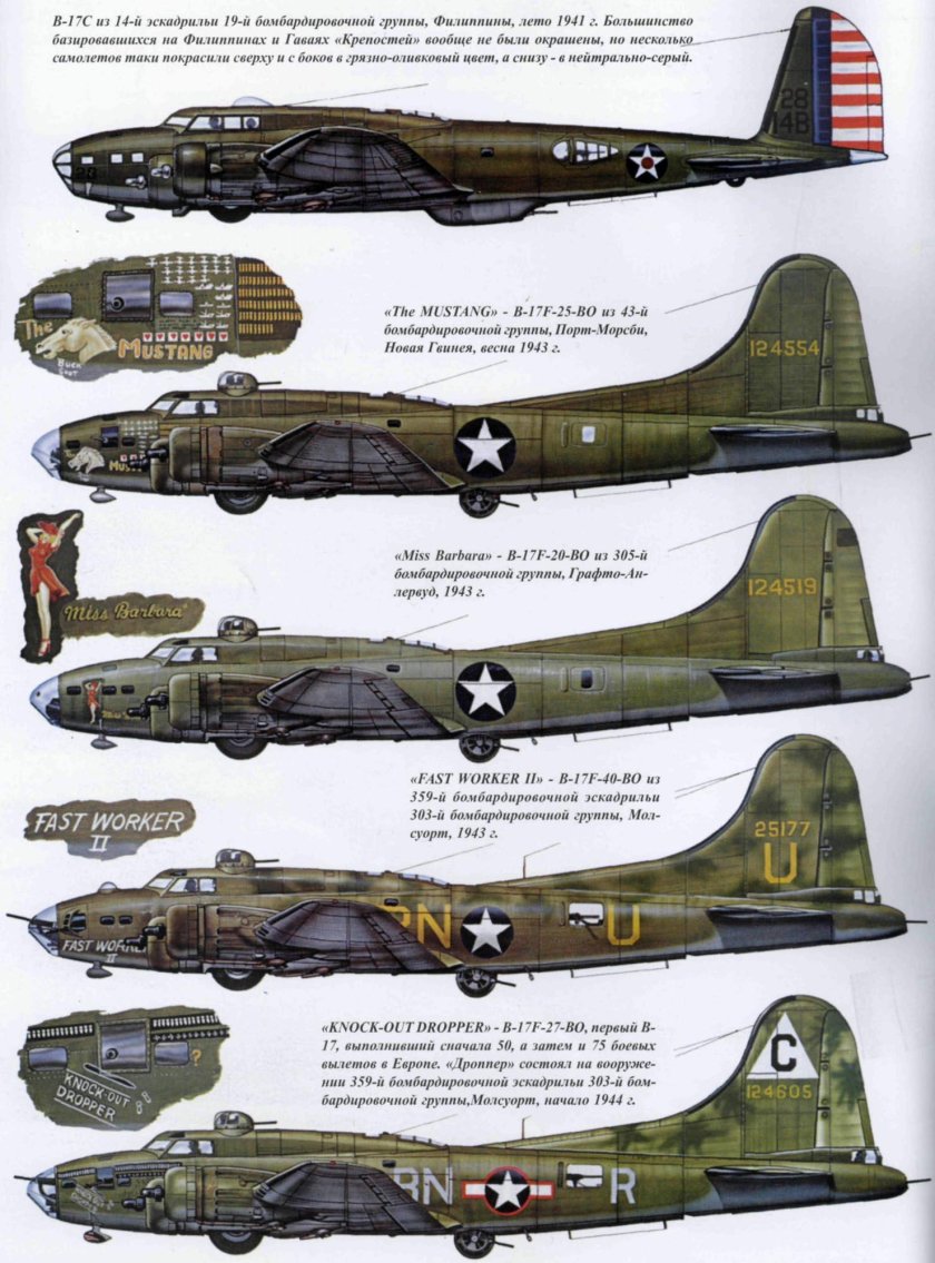 B 17 бомбардировщик