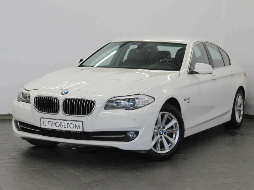 BMW 5 f10 Рестайлинг White