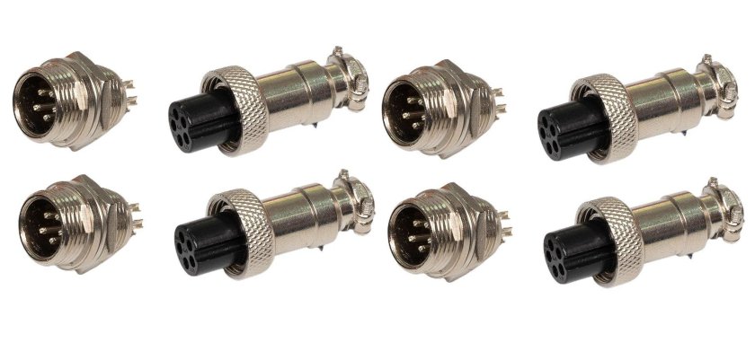 Разъём Байонетный 4 пиновый