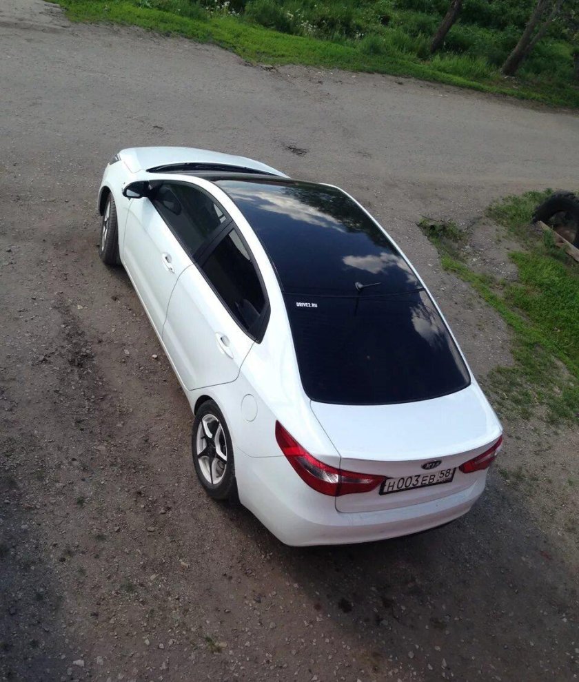 Киа Рио 3 с черной крышей