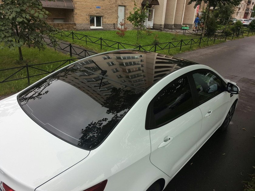 Киа Церато 4 черная крыша