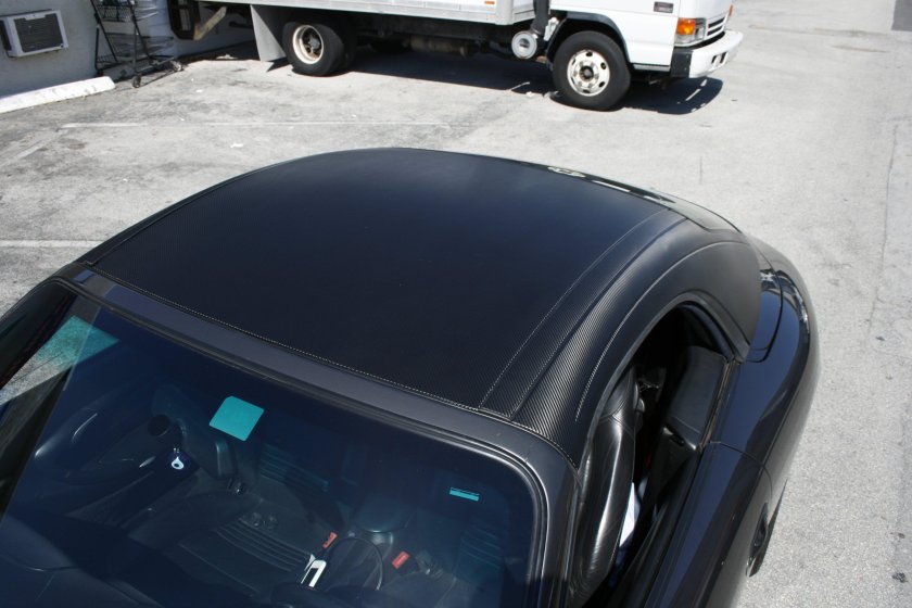 Карбоновая крыша на порш