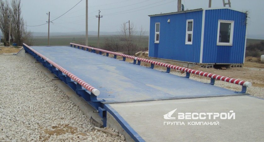 Укрытие автомобильных весов