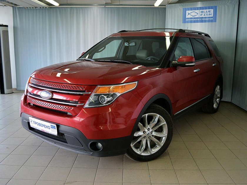 Форд эксплорер красный