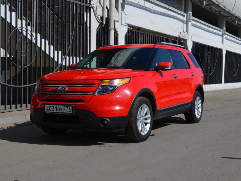 Форд эксплорер 5 красный