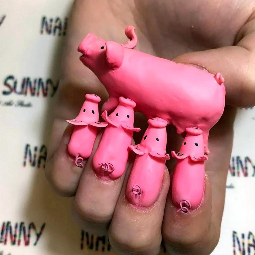 Прикольные ногти