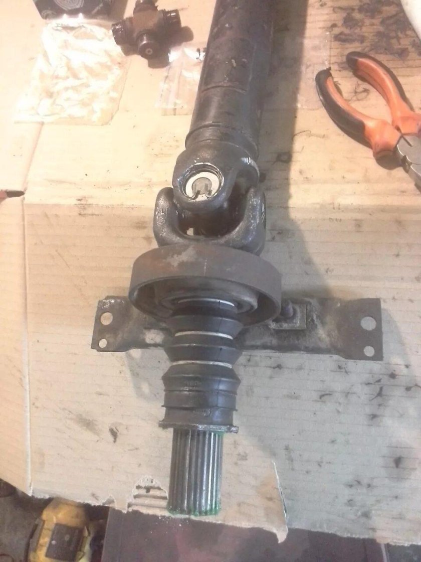 Замена подвесного подшипника