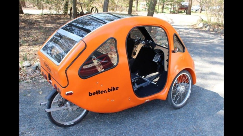 Всепогодный веломобиль PEBL
