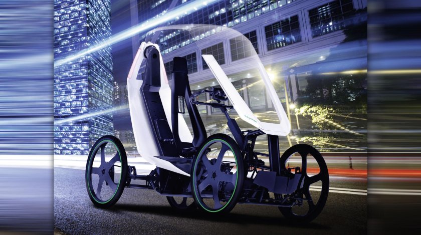 Био гибридный веломобиль