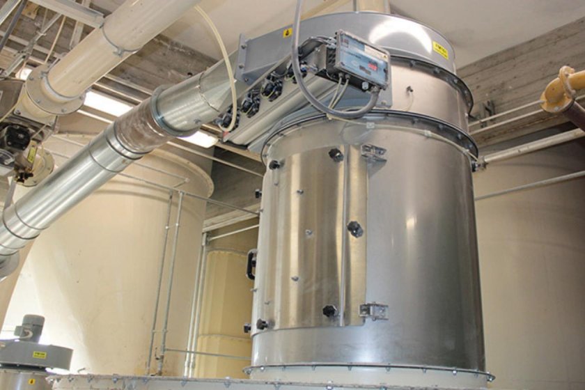 Фильтр круглый FNC WAMGROUP для силоса с виброочисткой