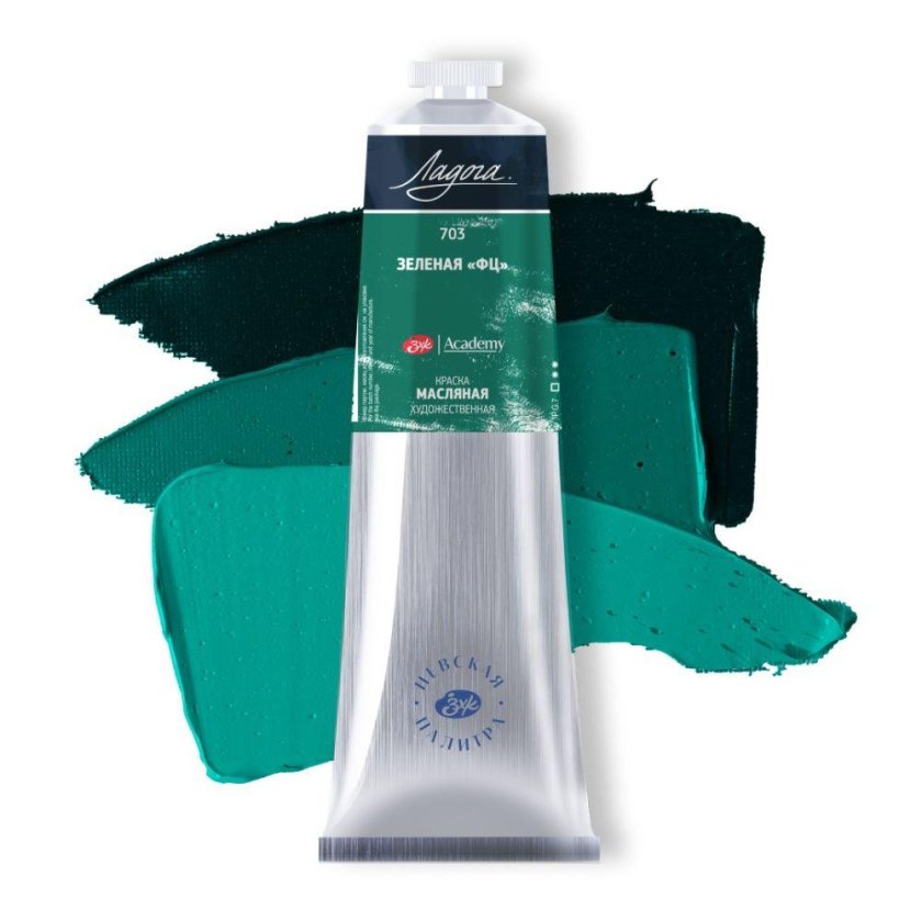 Зеленая фц масляная краска